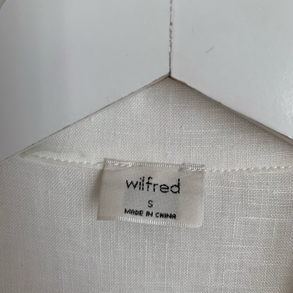 ARITZIA Wilfred Naeva Linen Button Front Dress S - Picture 13 of 16